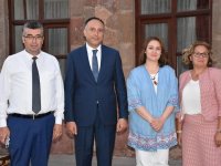 TAYİNİ ÇIKAN KAYMAKAMIMIZA VEDA YEMEĞİ