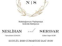 NESLİHAN'IMIZA MUTLULUKLAR DİLERİZ