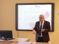 KAZAKİSTAN'DA FERRUH YÜCEL HOCAMIZ'A TEŞEKKÜR BELGESİ VERİLDİ