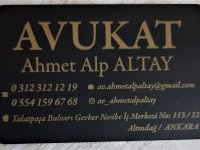 Avukat Ahmet Alp ALTAY Ankara'da Büro açtı