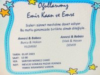 EMİR KAAN VE EMRE'MİZİN SÜNNET MEVLİDİNE DAVET