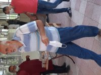 CUMA NAMAZI SONRASI AŞURE DAĞITILDI