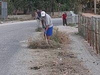 KALDIRIM VE YOL KENARLARINDA YABANİ OT TEMİZLİĞİ