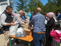 TOPLUCA GÜRLEYİK KÖYÜMÜZDE YAĞMUR DUASINA ÇIKILDI