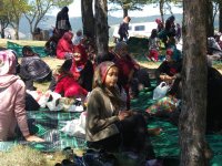 TOPLUCA GÜRLEYİK KÖYÜMÜZDE YAĞMUR DUASINA ÇIKILDI