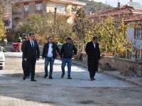 BAŞKAN YAPILAN ÇALIŞMALARI YERİNDE İNCELİYOR