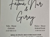 FATMA NUR ÖZKAN'IMIZIN MUTLU GÜNÜ