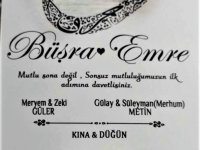 BÜŞRA GÜLER'İMİZE MUTLULUKLAR DİLERİZ