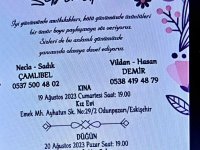 SEBAHATTİN DEMİR'İMİZE MUTLULUKLAR DİLERİZ