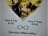 GENÇ ÇİFTLERİMİZE SONSUZ MUTLULUKLAR