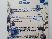 ASLI'MIZA MUTLULUKLAR DİLERİZ