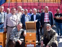 Nallıhan Belediyemiz Üreticilerimize Arı Kovanı Dağıttı