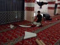 SARIYAR CAMİİ HALILARI TÜM DEĞİŞTİRİLMİŞ OLDU