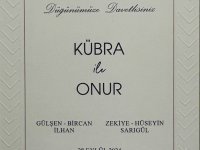 KÜBRA'MIZA ONUR'UMUZA   MUTLULUKLAR DİLERİZ