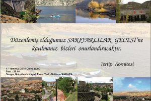 Sarıyar’ımızda Buluşuyoruz