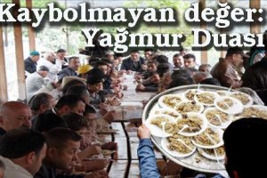 TOPLUCA GÜRLEYİK KÖYÜMÜZDE YAĞMUR DUASINA ÇIKILDI