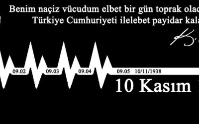 Atatürk, sonsuza dek milletimizin gönlünde yaşayacaktır.