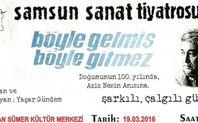 İlçemiz Nallıhan’da Tiyatro Gösterisi