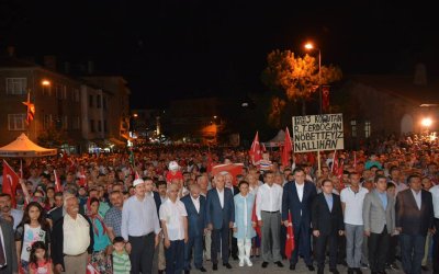NALLIHAN DEMOKRASİ VE MİLLİ İRADEYE SAYGI MİTİNGİ