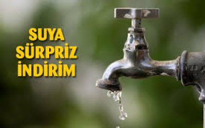 Başkent Ankara'da Suya İndirim