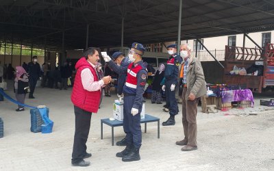 Pazar yerimizde Koronavirüse Karşı Alınan Önlemler