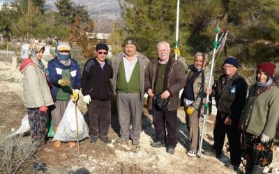 SARIYAR MEZARLIĞIMIZDA ÇEVRE TEMİZLİĞİ