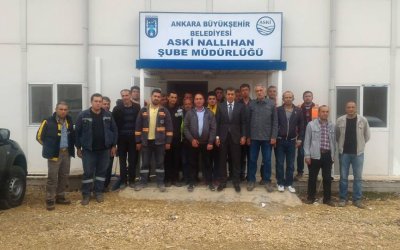 ASKİ Nallıhan Şube Müdürlüğü Bülent Günkaya'ya Emanet