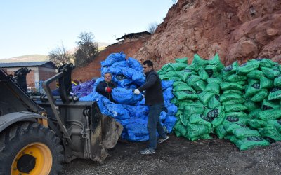 NALLIHAN BELEDİYE'MİZDEN SARIYAR'IMIZA KÖMÜR YARDIMI