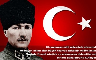 30 AĞUSTOS ZAFER BAYRAMINIZI KUTLARIZ