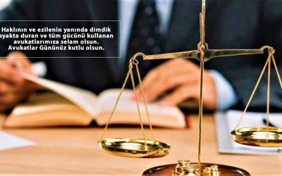05 NİSAN AVUKATLAR GÜNÜNÜZ KUTLU OLSUN