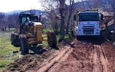 ANKARA BÜYÜKŞEHİR BELEDİYESİ EKİPLERİ SARIYAR'IMIZDA