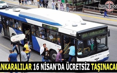 Başkent Ankara'da referandum günü ulaşım ücretsiz