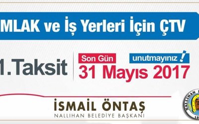 VERGİLERİNİZİ SON GÜNE BIRAKMADAN ÖDEYİNİZ