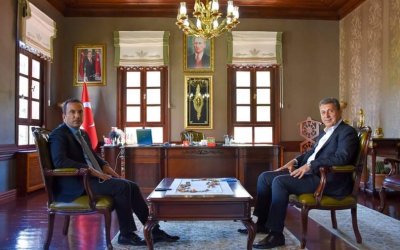 YENİ KAYMAKAMIMIZ BELEDİYE'MİZDE