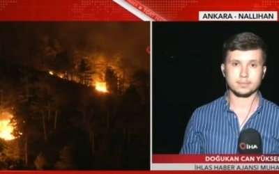 NALLIHAN'DAKİ YANGIN KONTROL ALTINA ALINDI