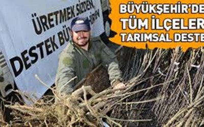 Büyükşehir’den Çiftçilerimize Büyük Destek