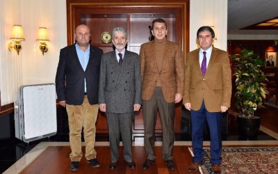 ANKARA BÜYÜKŞEHİR BELEDİYE BAŞKANI DOÇ. DR. MUSTAFA TUNA’YI ZİYARET