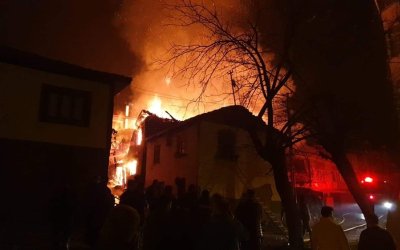 NALLIHAN'IMIZDAKİ YANGIN KORKUTTU