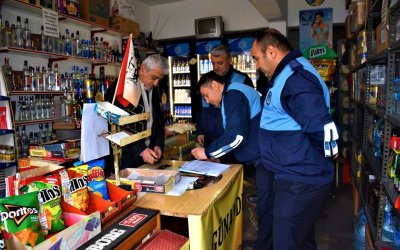 Zabıta Ekiplerimizden Yılbaşı Öncesi Denetim