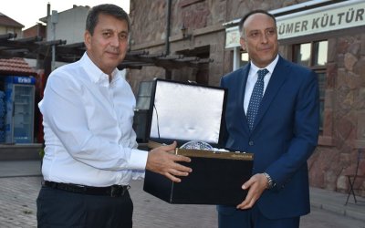 TAYİNİ ÇIKAN KAYMAKAMIMIZA VEDA YEMEĞİ