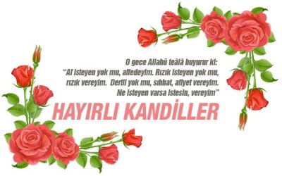 SEVGİ DOLU NİCE KANDİLLERE