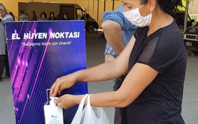 SARIYAR PAZAR YERİNE EL DEZENFEKTANI