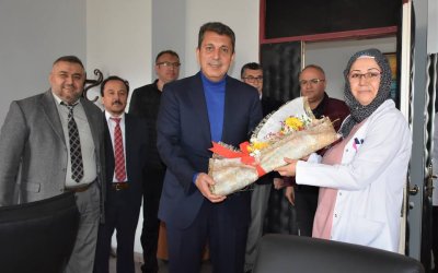 NALLIHAN BELEDİYE BAŞKANIMIZ TIP BAYRAMINI KUTLADI