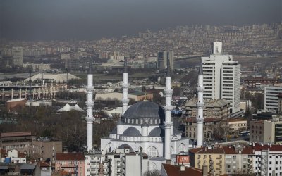 Ankara Ulus’ta inşa edilen 7 bin kişilik cami Açılıyor