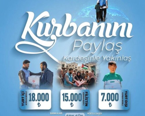 KURBANINI PAYLAŞ KARDEŞİNLE YAKINLAŞ