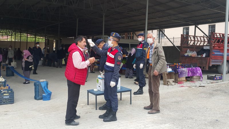 Pazar yerimizde Koronavirüse Karşı Alınan Önlemler