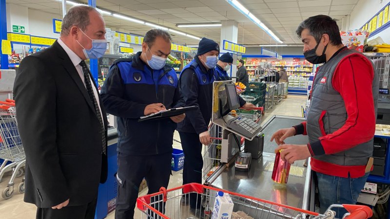 ZABITALARIMIZ MARKET DENETİMİNDE