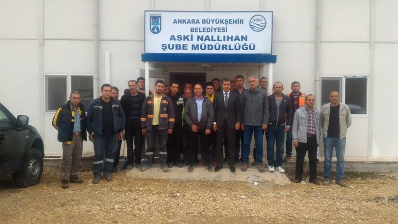 ASKİ Nallıhan Şube Müdürlüğü Bülent Günkaya'ya Emanet