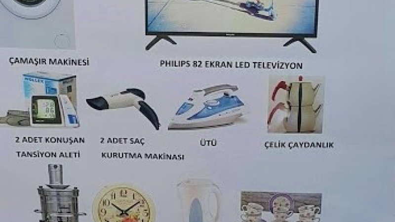SARDER EŞYA PİYANGO ÇEKİLİŞİ
