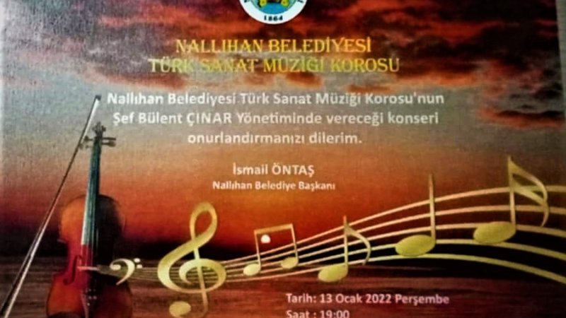 NALLIHAN BELEDİYESİ TÜRK MÜZİĞİ KOROSU KONSERİ